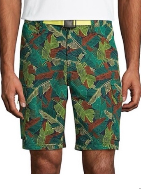 Lands' End Other - NWT Lands End Men’s L (36-38) Green Leaf Outrigger Quick Dry Cargo Swim Trunks